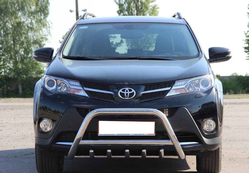 Кенгурятник для Toyota RAV4 2013-2016 захист бампера дуги пороги від компанії AUTOAS - фото 1
