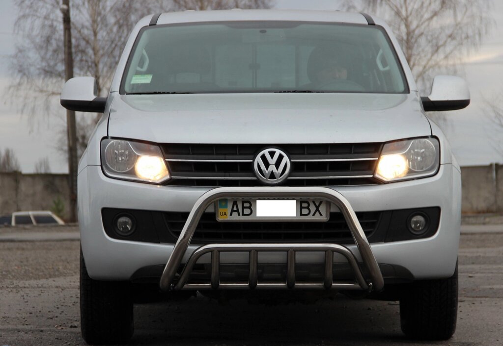 Кенгурятник для Volkswagen Amarok 2010-2016 захист заднього бампера дуги пороги від компанії AUTOAS - фото 1