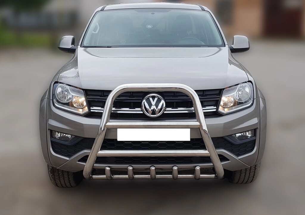 Кенгурятник для Volkswagen Amarok 2016+ захист заднього бампера дуги пороги від компанії AUTOAS - фото 1