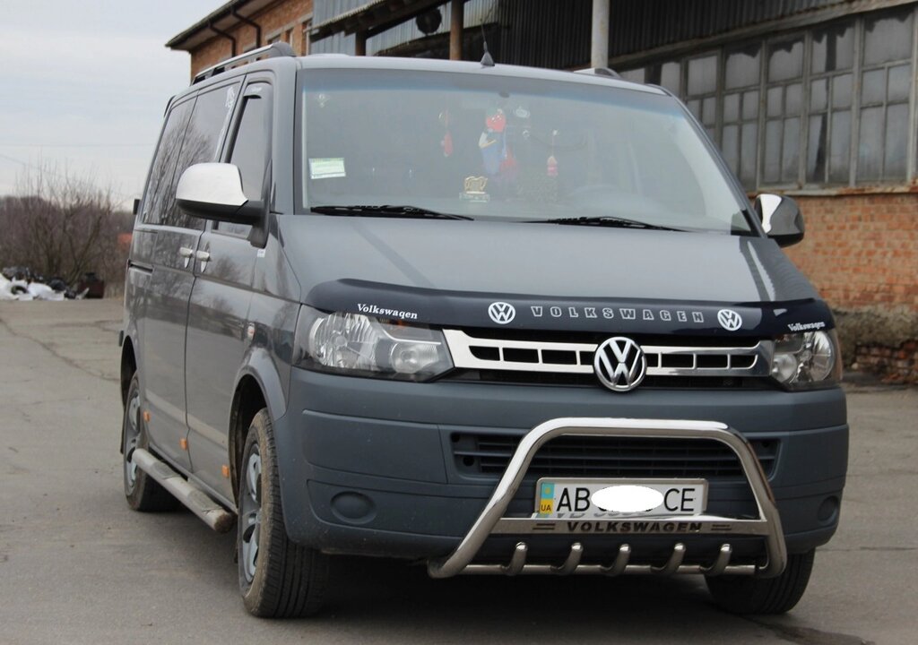 Кенгурятник для Volkswagen T5 2009-2015 Захист заднього бампера дуги пороги від компанії AUTOAS - фото 1