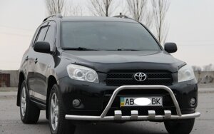 Кенгурятник + УС SHARK для Toyota RAV4 2005-2012 захист бампера дуги пороги
