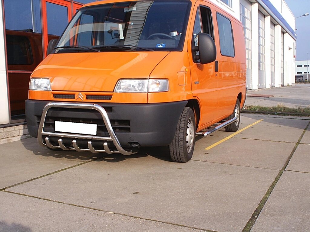 Кенгурятник + ВУС для Citroen Jumper 2007+ 2014+ 1994-2006 захист заднього бампера дуги пороги від компанії AUTOAS - фото 1