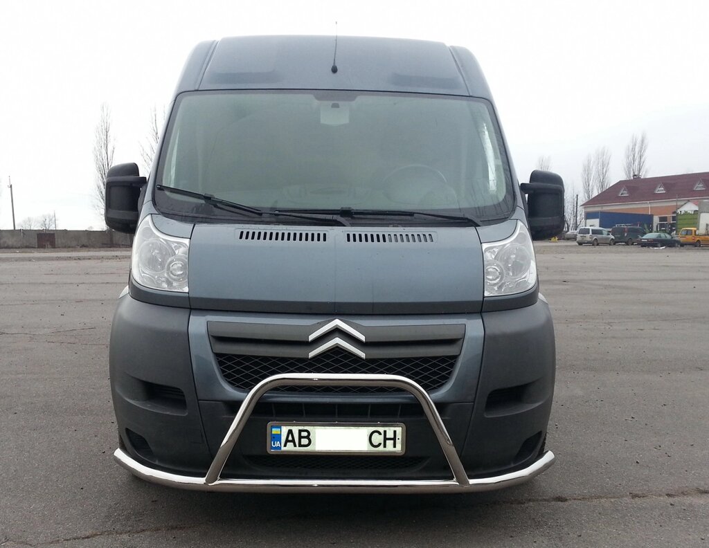 Кенгурятник + ВУС для Citroen Jumper 2007+ 2014+ 1994-2006 захист заднього бампера дуги пороги від компанії AUTOAS - фото 1