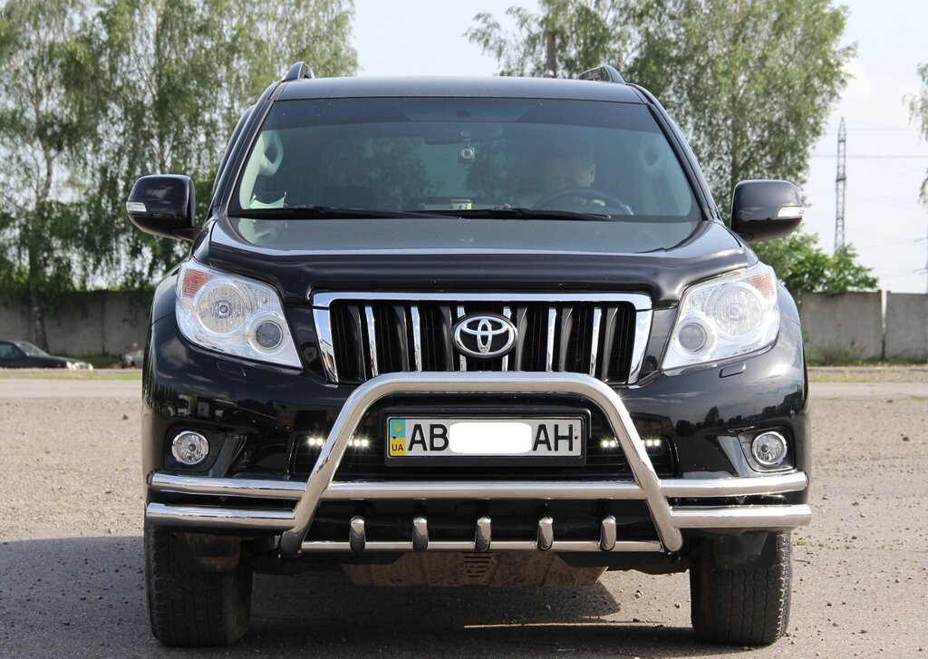 Кенгурятник + ВУС для Toyota Land Cruiser Prado 150 2009+ захист бампера дуги пороги від компанії AUTOAS - фото 1