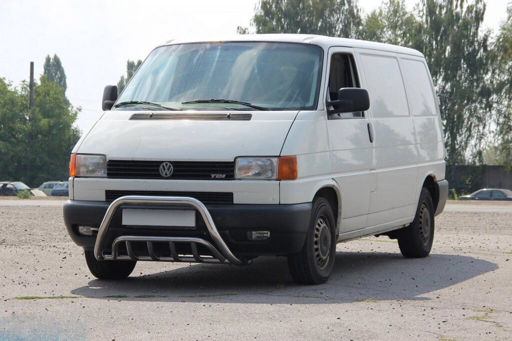 Кенгурятник WT002 60мм (нерж) для Volkswagen T4 Transporter від компанії AUTOAS - фото 1