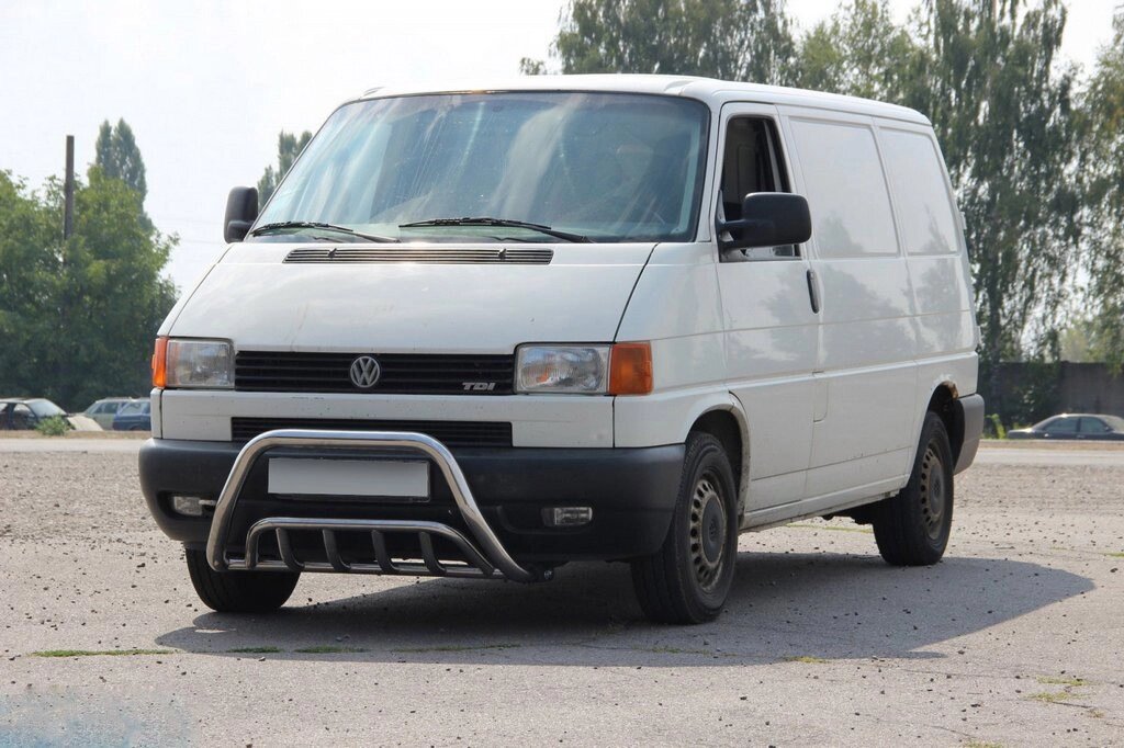 Кенгурятник WT002 (нерж) для Volkswagen T4 Caravelle/Multivan від компанії AUTOAS - фото 1