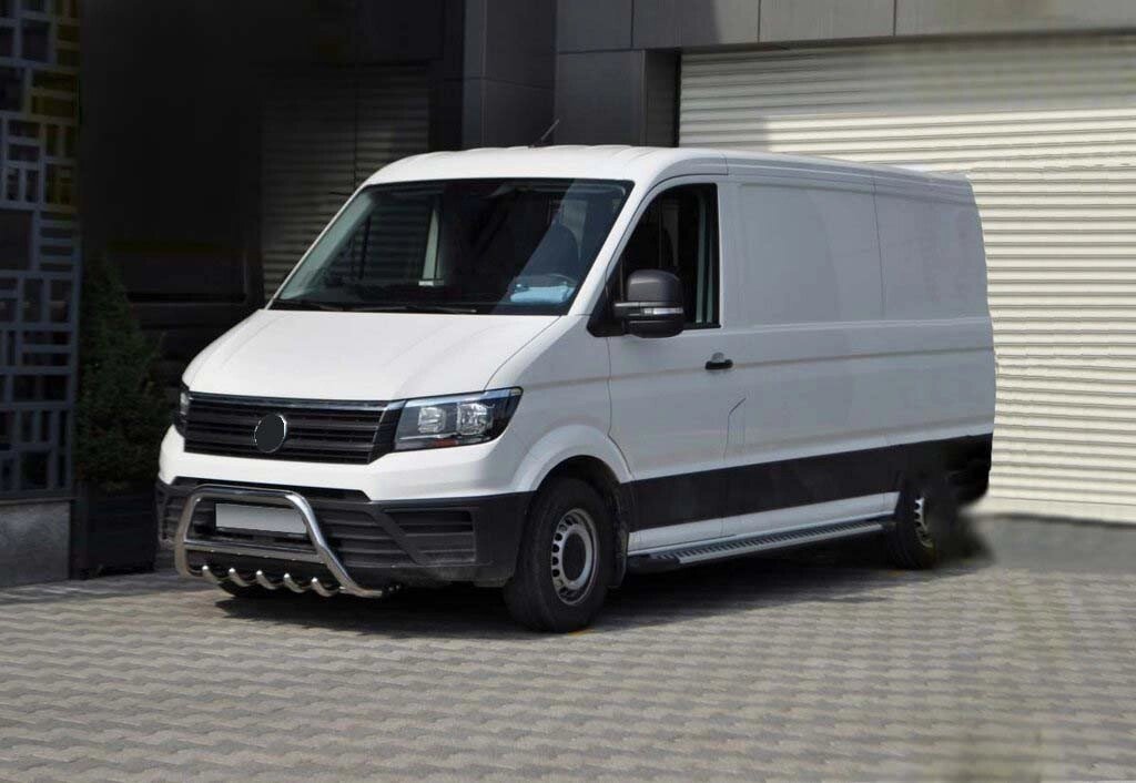 Кенгурятник WT003 (нерж) для Volkswagen Crafter 2017 мм. від компанії AUTOAS - фото 1