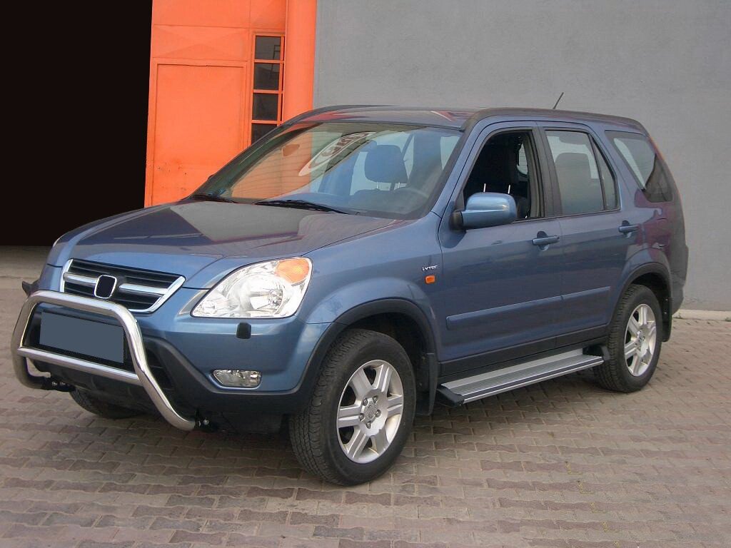 Кенгурятник WT005 (нерж.) для Honda CRV 2001-2006 років. від компанії AUTOAS - фото 1