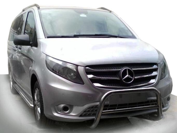 Кенгурятник WT005 (нерж.) для Mercedes Vito / V W447 2014 мм. від компанії AUTOAS - фото 1