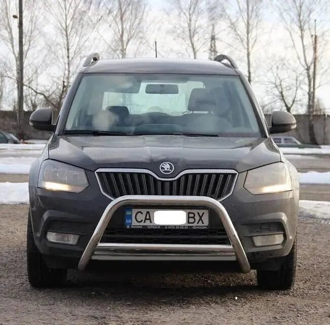 Кенгурятник WT006 (нерж) для Skoda Yeti 2010 мм. від компанії AUTOAS - фото 1