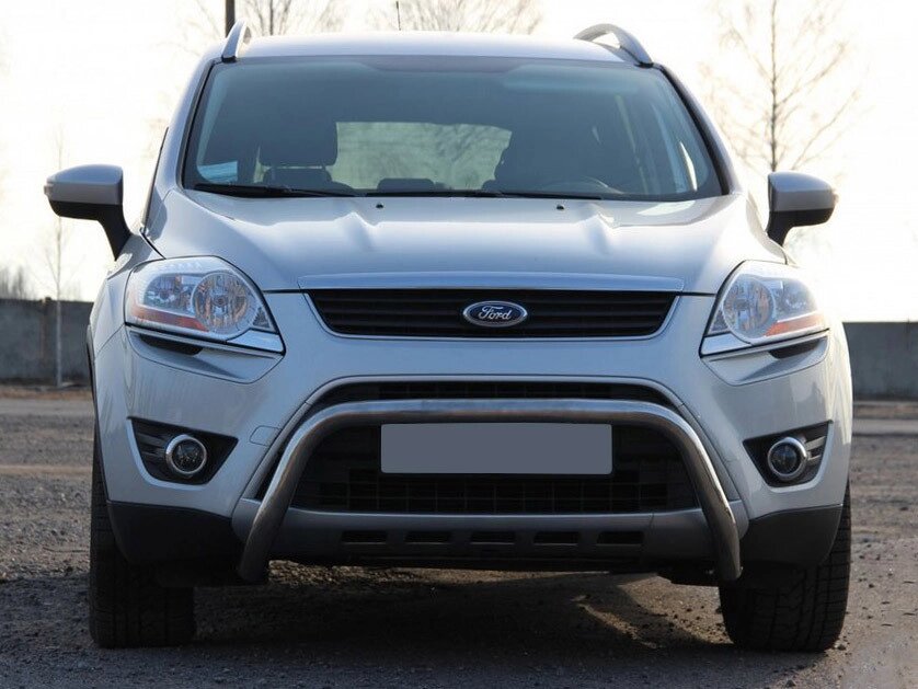 Кенгурятник WT007 (нерж.) для Ford Kuga 2008-2013 рр. від компанії AUTOAS - фото 1