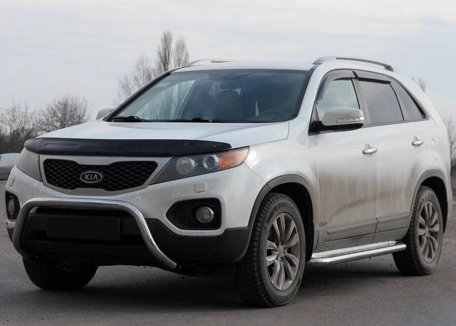 Кенгурятник WT007 (нерж.) для Kia Sorento XM 2009-2014рр. від компанії AUTOAS - фото 1