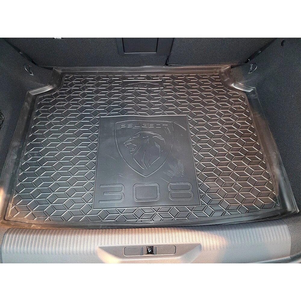 Килимок в багажник м'який поліуретановий Peugeot 308 2023 від компанії AUTOAS - фото 1