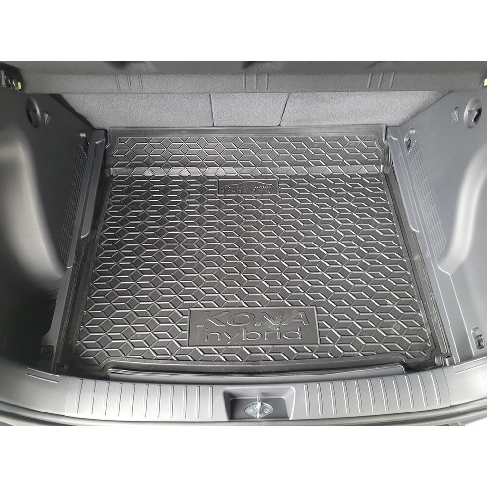 М'який поліуретановий килимок в багажник Hyundai Kona hybrid (2023) (нижняя полка)/ Хюндай Кона від компанії AUTOAS - фото 1