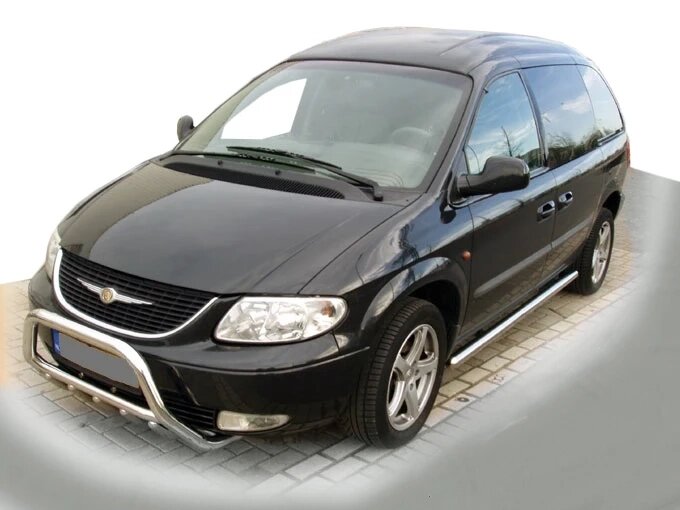 Передня дуга WT003 (нерж.) для Chrysler Voyager 2001-2007 рр. від компанії AUTOAS - фото 1