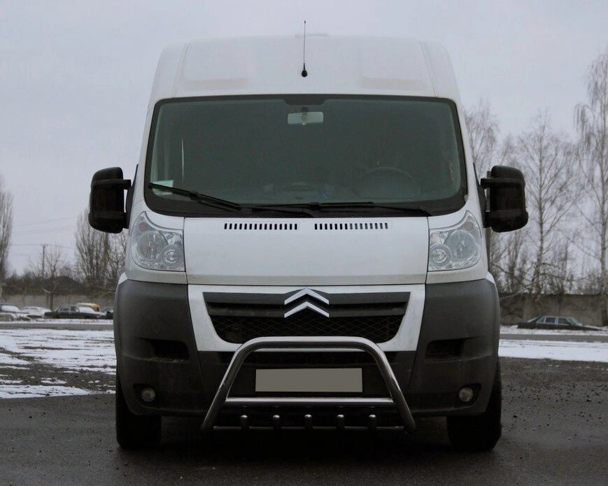 Передня дуга WT003 (нерж.) для Fiat Ducato 2006 та 2014 мм. від компанії AUTOAS - фото 1