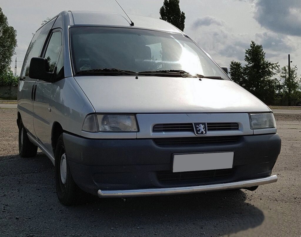 Передня захист ST008 (нерж) 60 мм для Citroen Jumpy 1996-2007 років. від компанії AUTOAS - фото 1