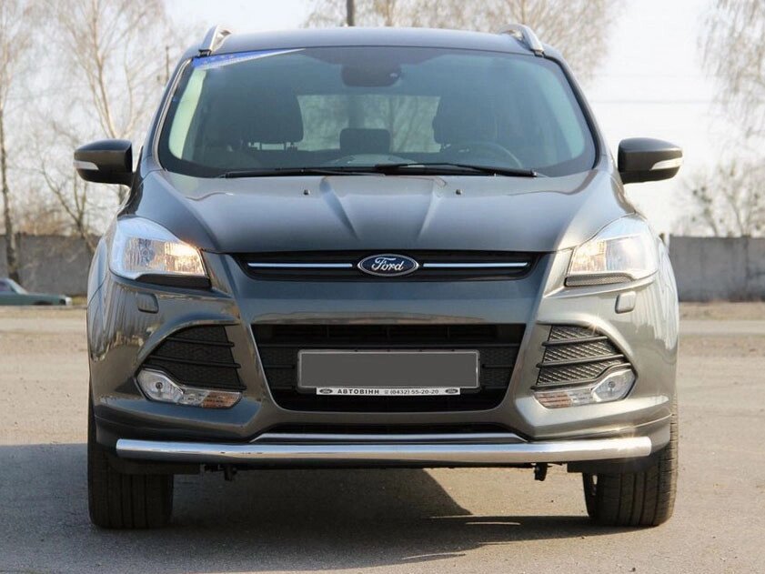 Передня захист ST008 (нерж.) 60 мм для Ford Kuga/Escape 2013-2019 рр. від компанії AUTOAS - фото 1