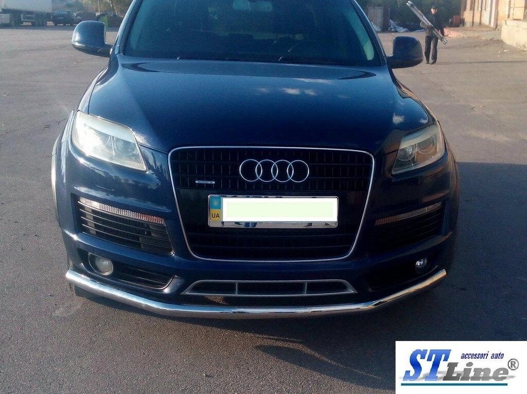 Передня захист ST008 (нерж.) d60 для Audi Q7 2005-2015 рр. від компанії AUTOAS - фото 1