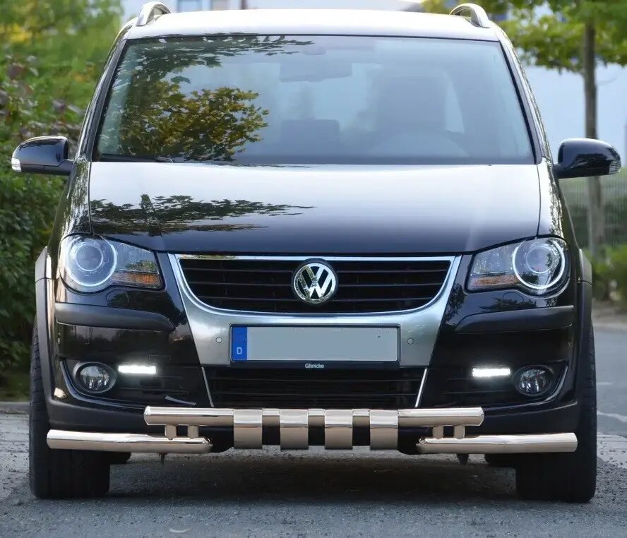 Передня захист ST009-15 (нерж.) для Volkswagen Touran 2010-2015 рр. від компанії AUTOAS - фото 1