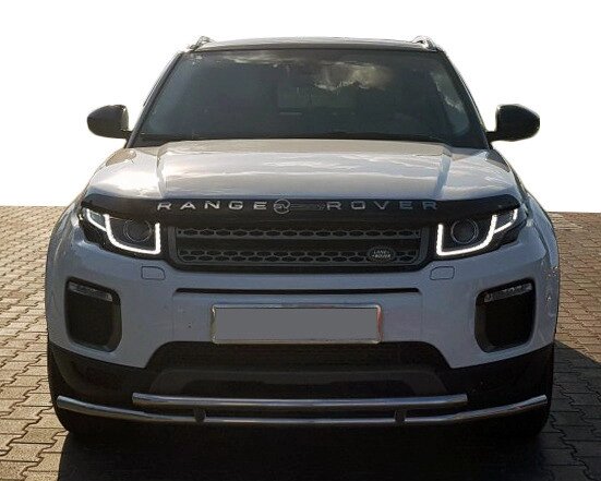 Передня захист ST014-1 (нерж) для Range Rover Evoque 2012-2018 рр. від компанії AUTOAS - фото 1