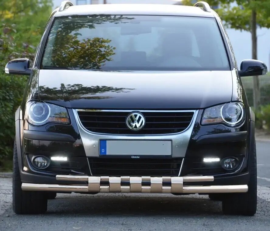 Передня захист ST015 (нерж.) для Volkswagen Tiguan 2007-2016 рр. від компанії AUTOAS - фото 1