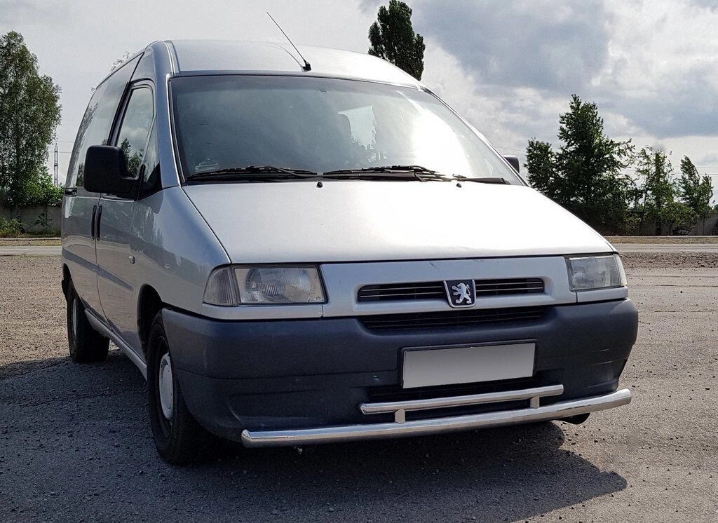 Передня захист ST016 (нерж) 60/42 мм для Fiat Scudo 1996-2007 років. від компанії AUTOAS - фото 1