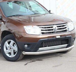 Кенгурник Renault Duster (2010-) /uth60 /ус одинарний