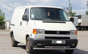 Захист бампера ВУС подвійний Volkswagen T4 1990-2003 кенгурятник захист задня дуги пороги