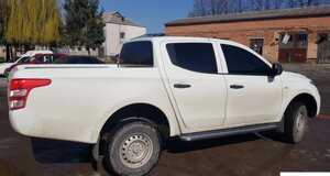 Бічний захист пороги майданчик Mitsubishi L 200 96-06 07-10 10-15 15+ Кенгурятник дуги пороги