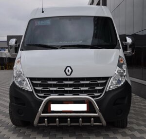 Кенгурятник для Opel Movano 2010+, 1998-2010 Захист заднього бампера/дуги/пороги