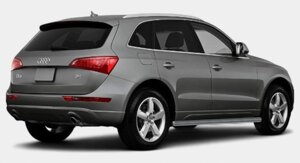 Боковий захист порогів труби з накладками на/для Audi Q5 2008+