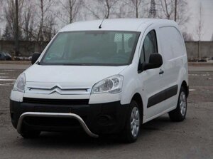 Кенгурятник WT007 (нерж.) для Citroen Berlingo 2008-2018 років.