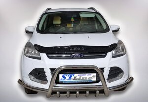 Кенгурятник для Ford Kuga 2013+, 2008-12, 2017+ захист заднього бампера дуги пороги