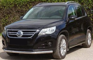 Передня захист ST008 (нерж) для Volkswagen Tiguan 2007-2016 рр.