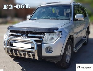 Захист переднього бампера - Кенгурятник Mitsubishi Pajero Wagon 4 (06+)