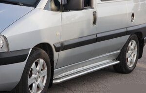 Бічний захист пороги майданчик Fiat Scudo 1995-07 2007-16 2016+ кенгурятник захист задня дуги пороги