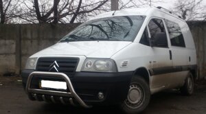 Кенгурятник для Citroen Jumpy 95-07 07+ 16+ захист заднього бампера дуги пороги