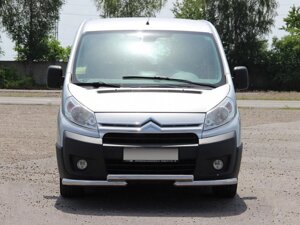 Передня захист ST009 (нерж.) 60 мм для Fiat Scudo 2007-2015 рр.