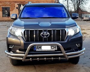 Захист переднього бампера - Кенгурятник Toyota Land Cruiser Prado 150 (09-17)