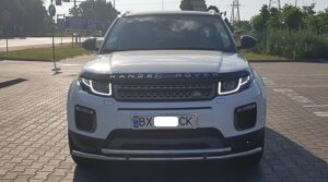 Захист переднього бампера ВУС подвійний Land Rover Evoque 2015+ кенгурятник дуги пороги