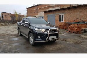 Захист переднього бампера - Кенгурятник Toyota Hilux (04-15)