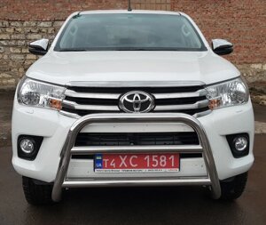 Захист переднього бампера - Кенгурятник Toyota Hilux (04-15)