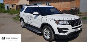 Пороги бічні труба з листом Ford Explorer (2010+) D60