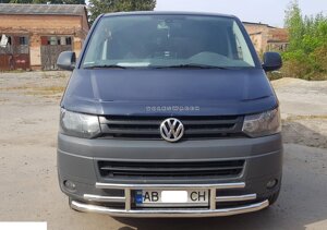 Кенгурятник для Volkswagen T5 2009-2015 Захист заднього бампера дуги пороги