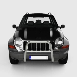 Кенгурятник Jeep Cherokee Liberty 2001-2008 кенгур високий без гриля