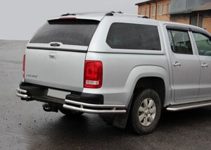 Задні куточки AK003-Double (2 шт., нерж) для Volkswagen Amarok