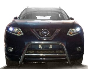 Кенгурятник WT005 (нерж) для Nissan X-trail T32 / Rogue 2014 мм.