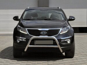 Кенгурятник WT006 (нерж.) для Kia Sportage 2010-2015 рр.