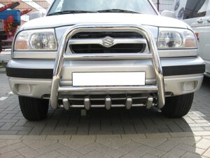 Кенгурятник для Suzuki Grand Vitara 1997-2005 захист бампера дуги пороги